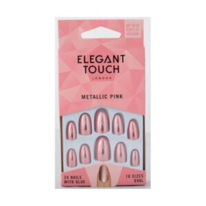 اظافر ايلي جانت تاتش ذات ملمس أنيق Metallic Pink