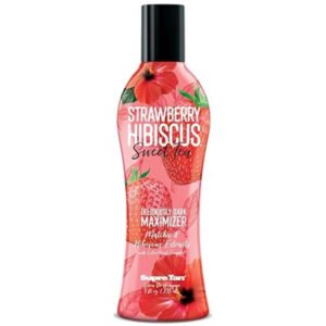 سوبر تان - لوشن تسمير البشرة بالفراولة والكركديه سويت تي 235 مل