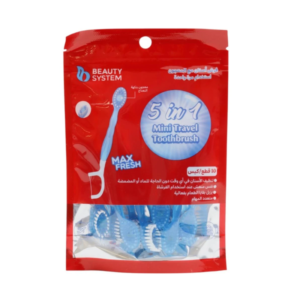 بيوتي سيستم - فرشاة أسنان مع المعجون استخدام لمرة واحدة 10 حبات