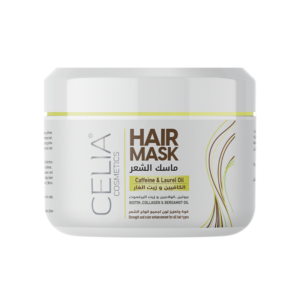 سيليا - ماسك الكافيين وزيت الغار لجميع انواع الشعر 500 جم
