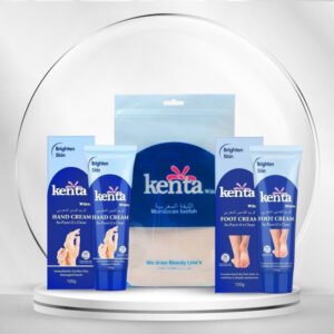 مجموعة كينتا وايت للترطيب والنعومة لليدين والقدمين