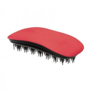 ايكو - فرشاة شعر منزلية لفك الشعر المتشابك فايربول اسود واحمر