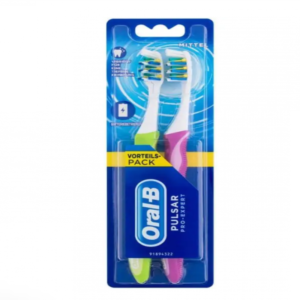 اورال بي - فرشاة أسنان بولسار برو إكسبرت متوسطة 2 قطعة