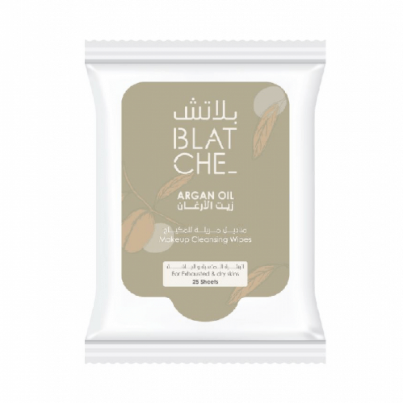 بلاتش - مناديل مزيلة للمكياج بزيت الارغان